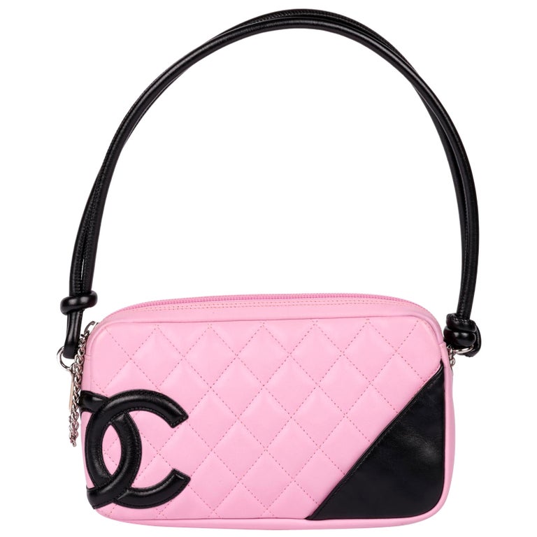 Chanel Pre-owned 2004 Cambon Quilted Shoulder Bag - Pink