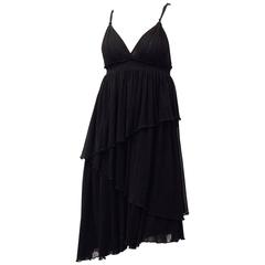 90s Jean Paul Gaultier Black Mesh Sun Dress 12