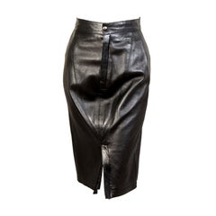 Alaia Leather Skirt