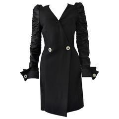 Commanding  and Important Gianni Versace Couture Cocktail Coat Dress