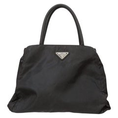 Sac fourre-tout en nylon noir Prada '90s