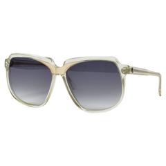 1980s Charles Jourdan Clear Vintage Sunglasses model CJ13