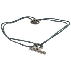 Hermes Skipper Sterling Silver Necklace or bracelt