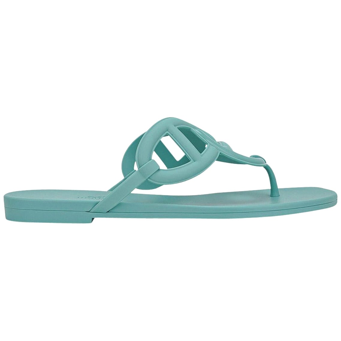 Hermes Egerie Vert Embrun Sandal Limited Edition 39 /9 Runs a Size Small Fits 38 For Sale