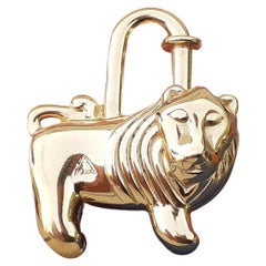 Hermès Vintage Kelly Charm Lock Lion Shape For Year of Africa 1997 Special Issue