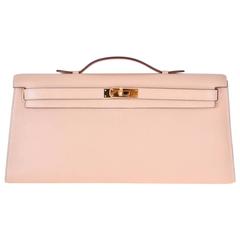 Hermes Kelly Longue Clutch - For Sale on 1stDibs