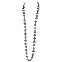 Christian Lacroix Vintage Silver Tone Sautoir Necklace 7
