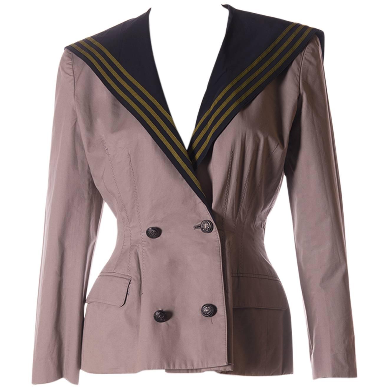 Jean Paul Gaultier Sailor Jacket For Sale