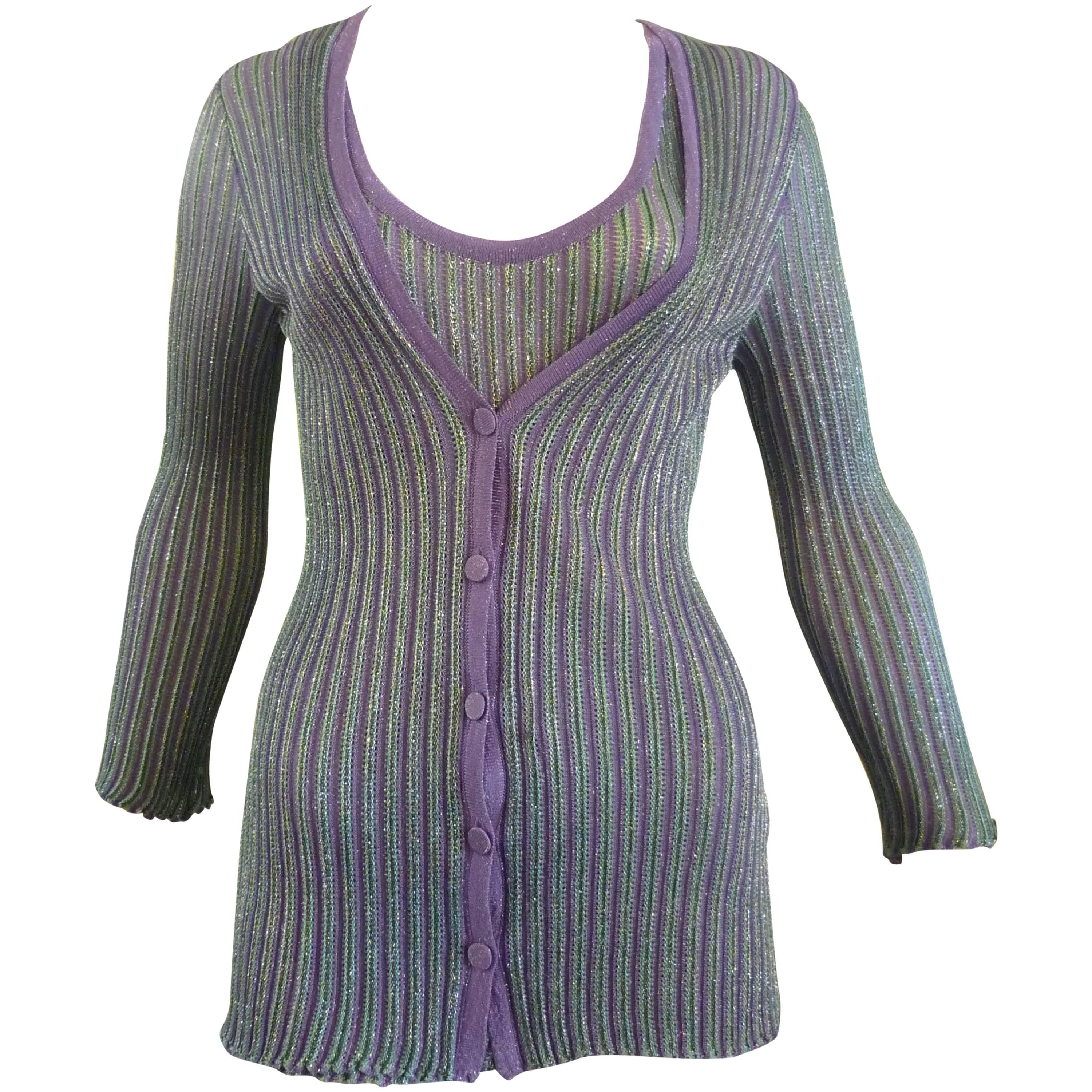M. Missoni Twin Set with Sleeveless Top (44 ITL)