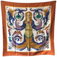 Hermes Vintage Cerés Silk Scarf c1960s