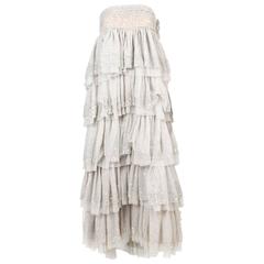 Michel Klein "Cher" Strapless Evening Dress 12