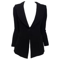 Givenchy Black Knit Blazer Size XS