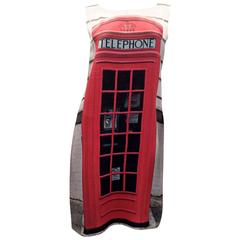 Moschino Telephone Booth Sleeveless Dress