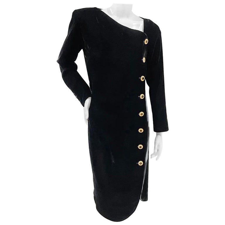 YSL 25S VELVET RHINESTONE DRESS STYLE 179 main image 0