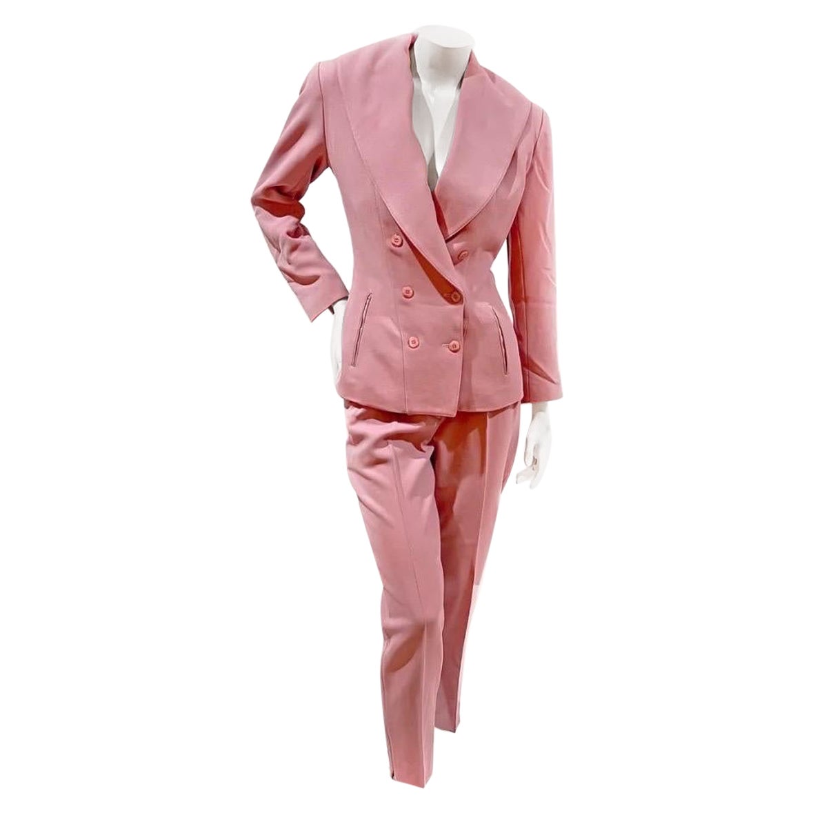 Vintage Alaia Pink Pantsuit For Sale