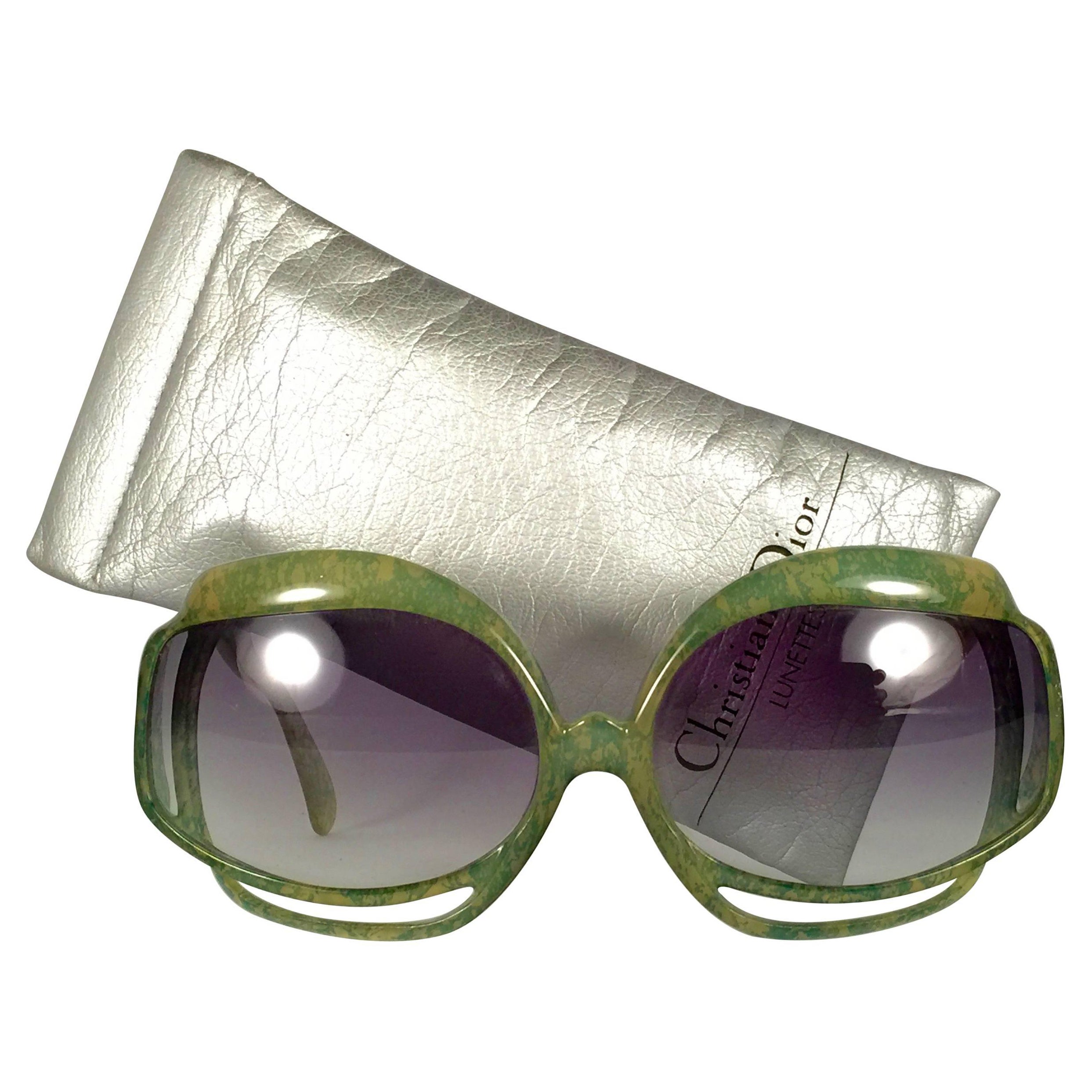 New Vintage Christian Dior 2026 60 JADE Optyl Sunglasses Germany For Sale