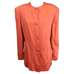 Stephen Sprouse Orange Twill Jacket