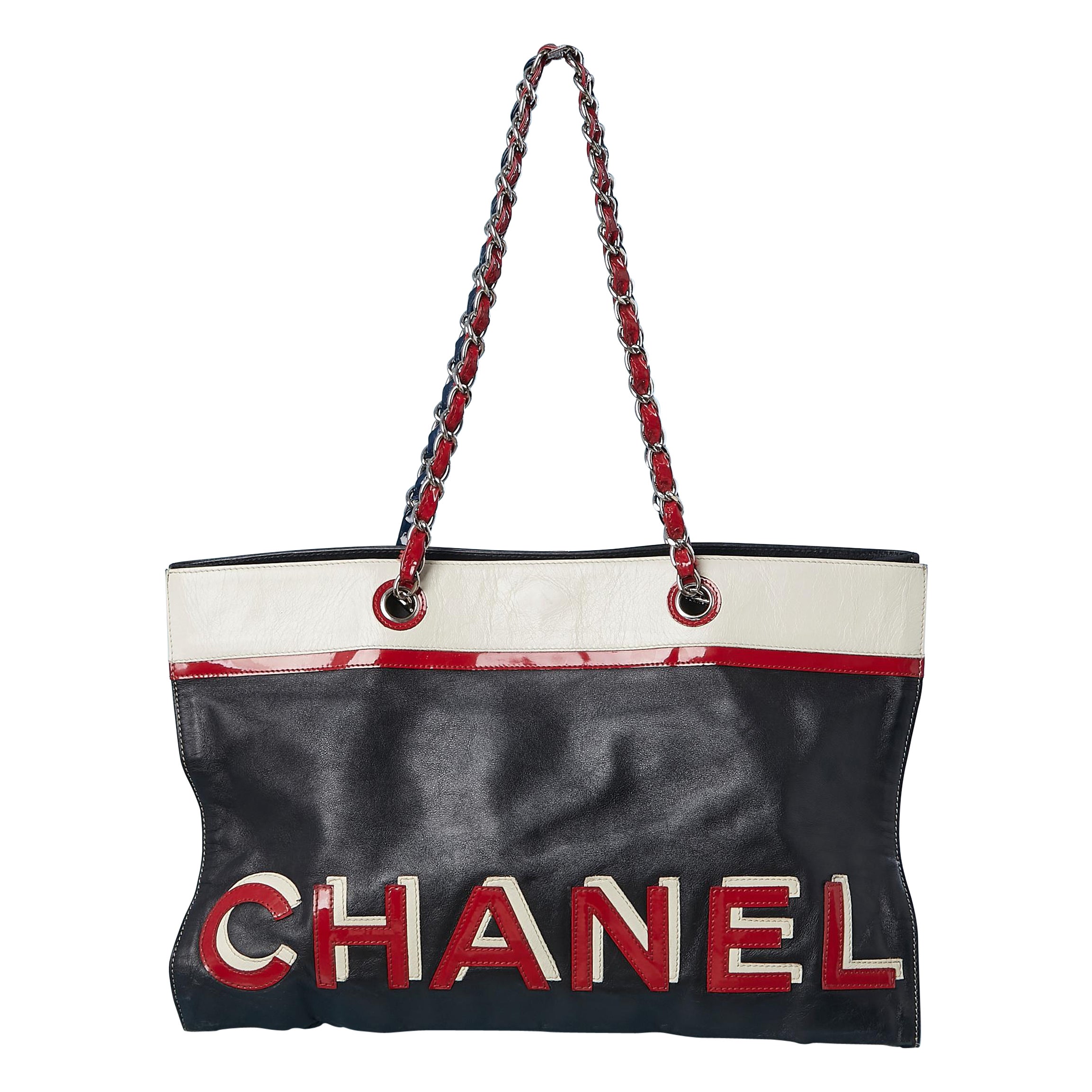 "Nr 5 Stars" handbag mix leather and patent leather shoulder bag Chanel 2002/03