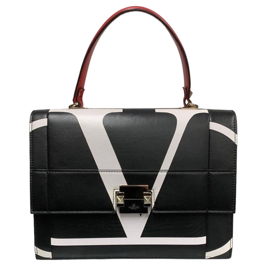 Valentino VLogo Top Handle Bag For Sale at 1stDibs | aldo red white and  blue bag, valentino armani bag