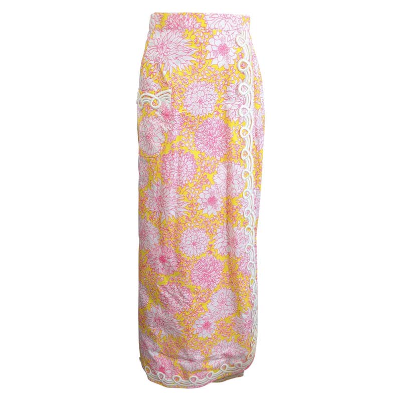 Vintage Lilly Pulitzer Long Skirt For Sale at 1stDibs | vintage lilly ...