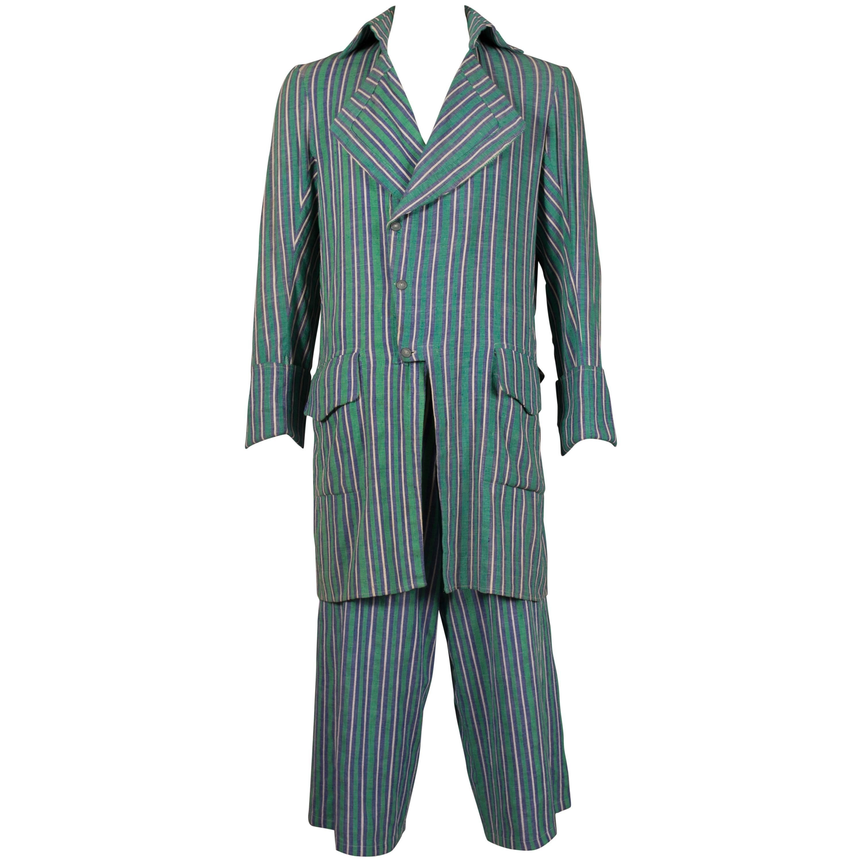 Worlds End mens pantsuit, pirate collection, circa 1981