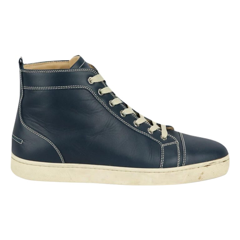 Baskets Stefano Ricci En Cuir Noir - Neuves Avec étiquettes - Taille EU 42