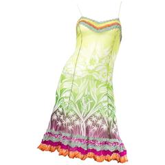 Jean Paul Gaultier Tropical Sheer Dress