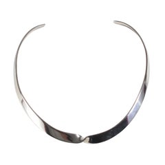 Silver Collar Necklace