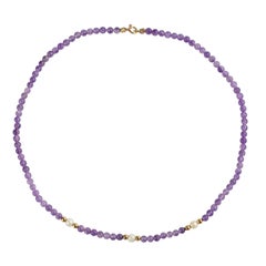 Amethyst Pearl Necklace