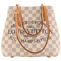 Louis Vuitton Cabas Adventure PM Damier Azur Canvas Hand Bag