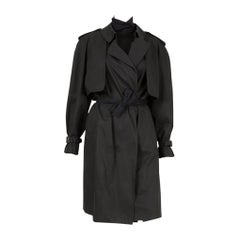 Vintage 2003, Hermes by Margiela Black Trench Coat