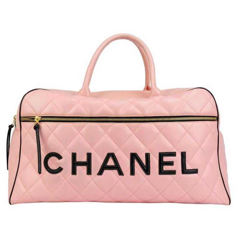 CHANEL RARE duffle bag with oversize letter, Luxury, Bags & Wallets on  Carousell