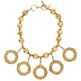 Yves Saint Laurent Collier à cercles