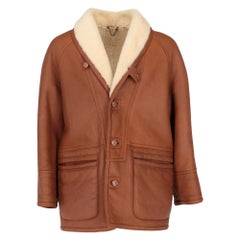 Anni '90 A.N.G.E.L.O. Giacca di montone vintage Cult color cammello