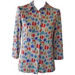 Late 1960s Vera Op Art Shirt 1