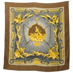 1963 Hermes Chiens et Valets by Charles J. Hallo Silk Scarf