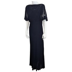Lovely Art Deco Burn Out Velvet Gown