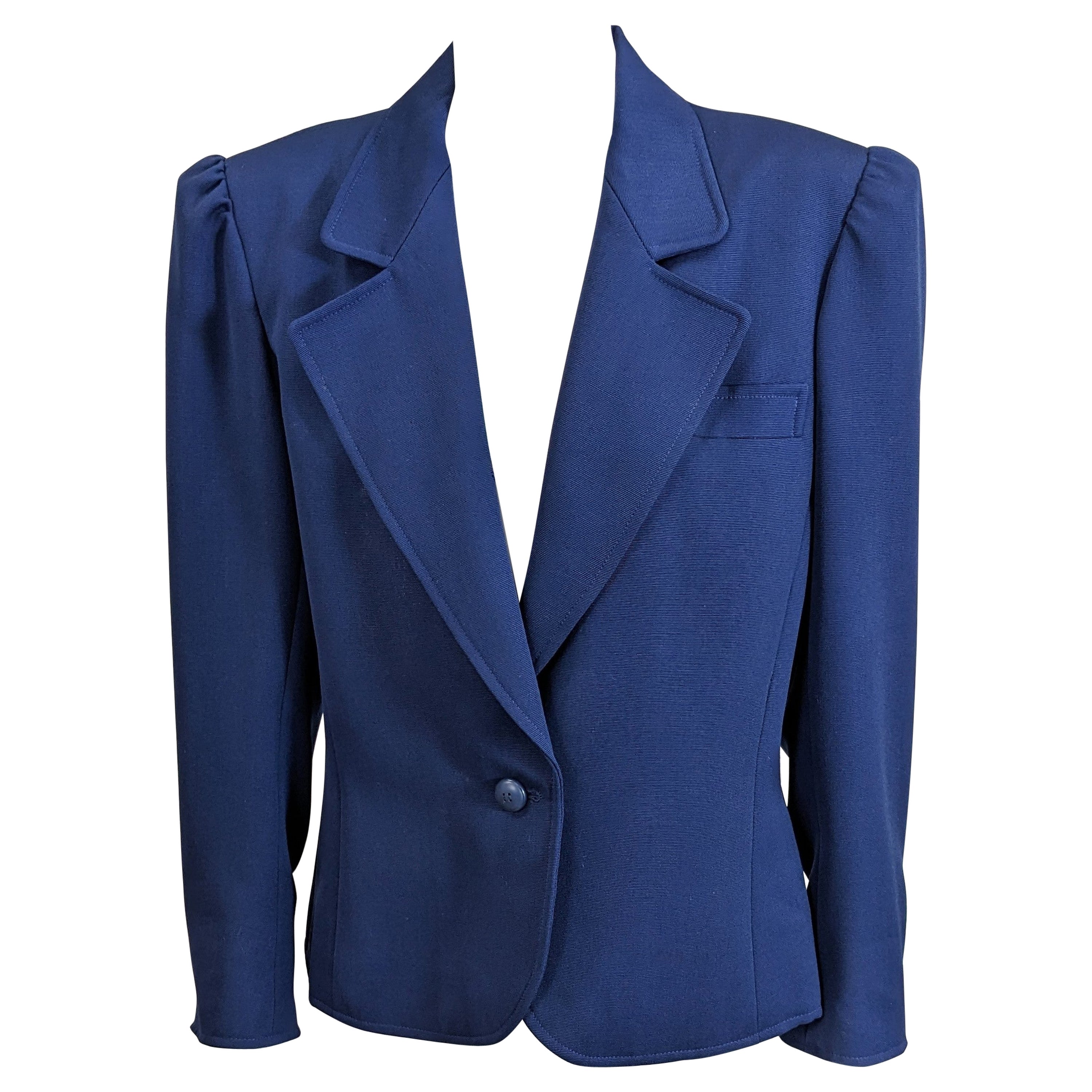 Yves Saint Laurent Puff Sleeve Blazer For Sale