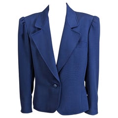 Vintage Yves Saint Laurent Puff Sleeve Blazer