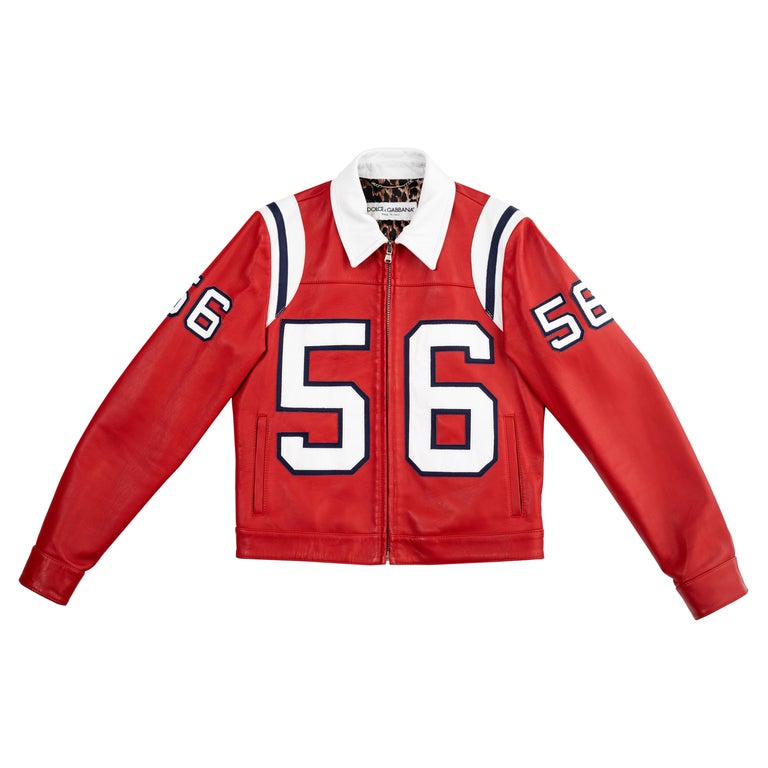 Louis Vuitton Red Lambskin Leather Biker Jacket Size 4/38 - Yoogi's Closet