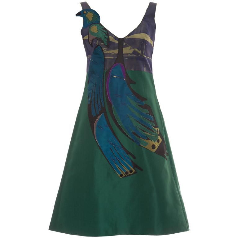 prada silk dress
