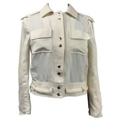 Gucci 2006 linen and silk Used Jacket