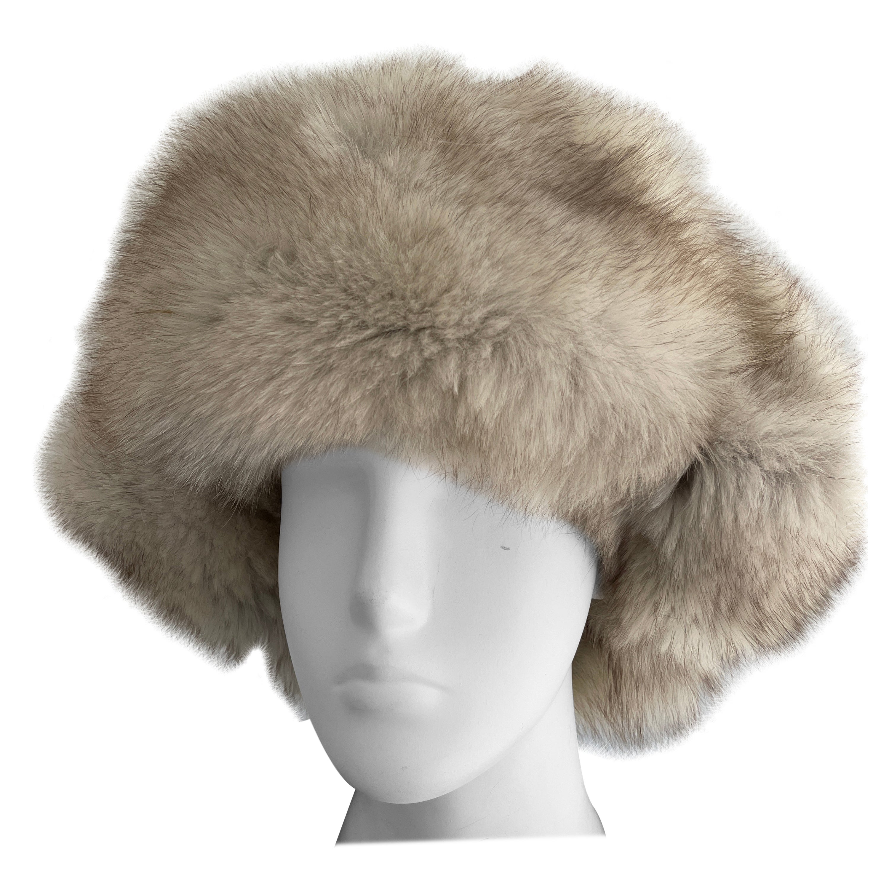 Fox Silver tipped Trapper Hat  For Sale
