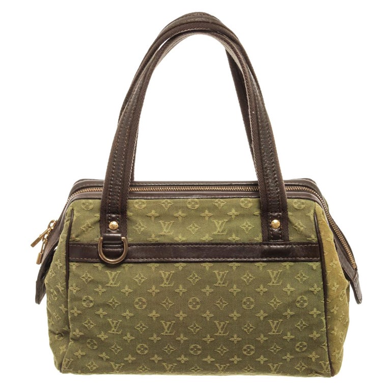 Louis Vuitton Green Monogram Mini Lin Josephine PM Shoulder Bag For Sale at  1stDibs