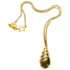 Vintage Pierre Cardin Drop Necklace