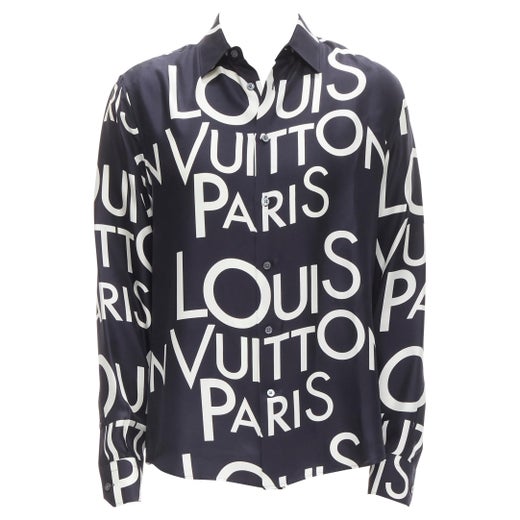 Louis Vuitton, Shirts, Auth Mens Louis Vuitton Dress Shirt Silk