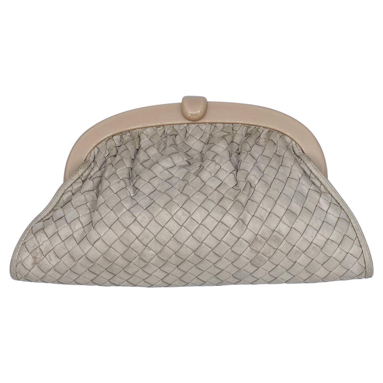 Bottega Veneta Knot Pleated Leather Clutch Bag - Bergdorf Goodman