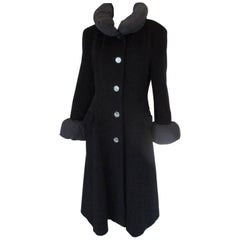 Vintage Moschino "cheap and chic" 100% wool coat