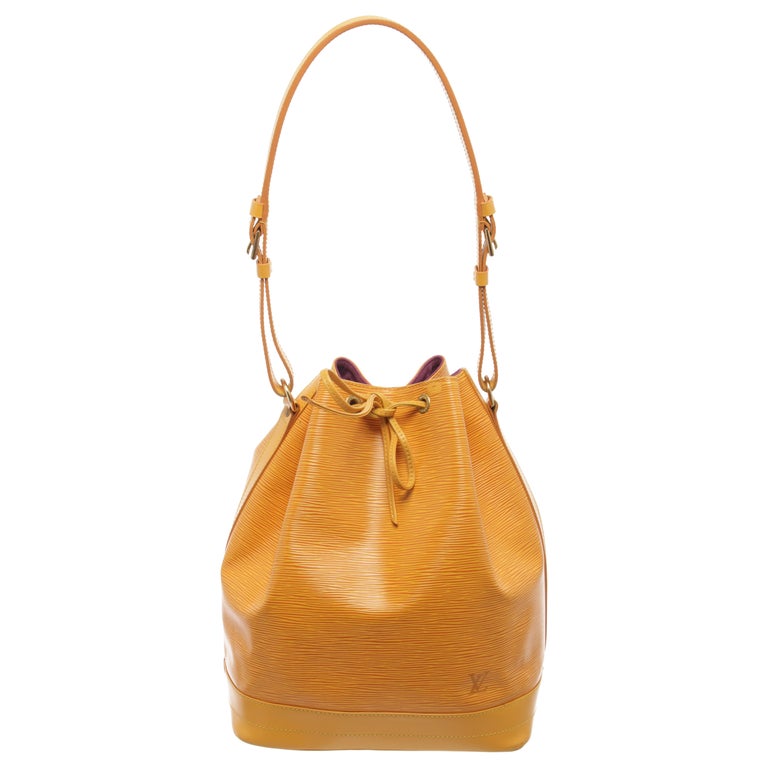 Louis Vuitton Yellow Epi Leather Noe GM Shoulder Bag For Sale at 1stDibs