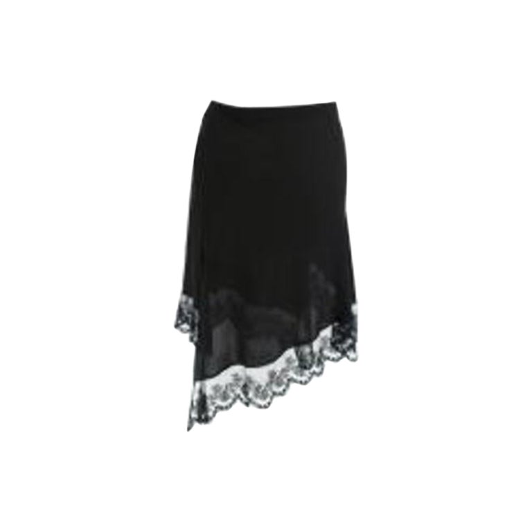 lace up belt asymmetric skirt main image 0